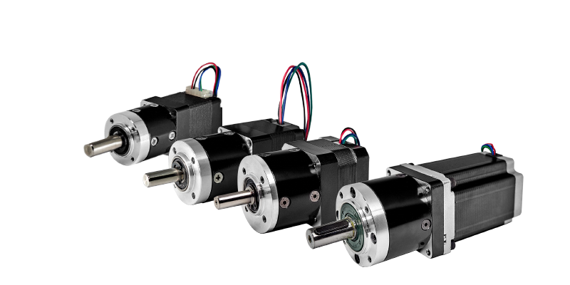 Molon precision stepper motor with integrated planetary gearhead