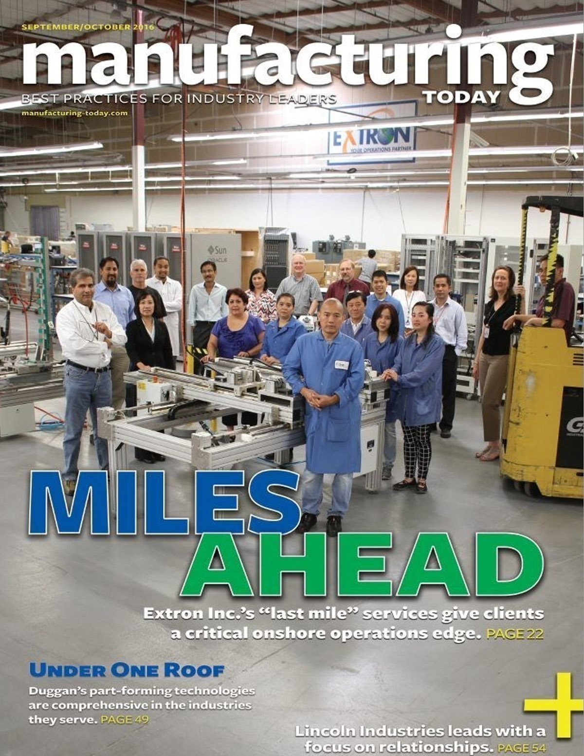 Manufacturing Today feature article covering Molon Motor and Coil